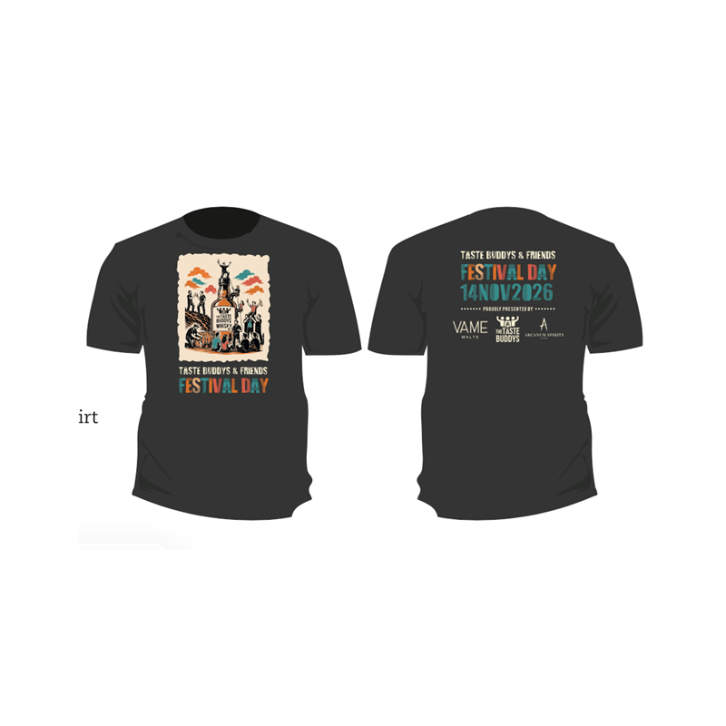 Taste Buddys & Friends Festival Shirt Black