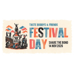 Taste Buddys & Friends Festival Shirt White